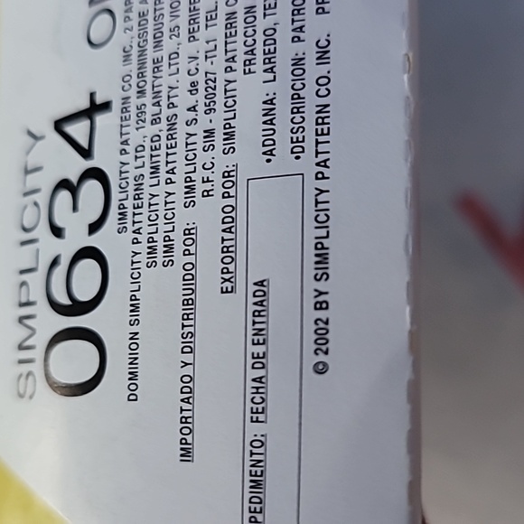 Simplicity Window Treatments Sewing Pattern 0634 Uncut 2002 - Picture 7 of 7